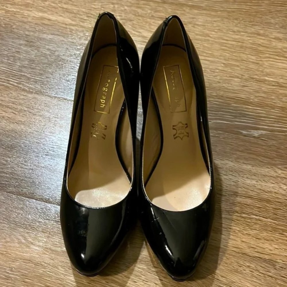 Autograph Black Patent Leather Heels